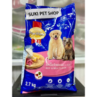 HẠT SMARTHEART PUPPY - ( 2.7KG ) - THỨC ĂN DẠNG HẠT DÀNH CHO CHÓ CON DƯỚI 1 TUỔI - VỊ BÒ & SỮA