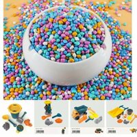 Hạt sỏi ( hạt đá ), hạt sứ , hạt muồng đồ nhập khẩu chơi xúc cát 5kg