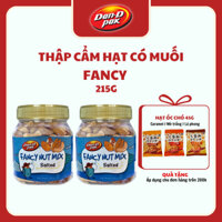 Hạt thập cẩm Fancy có muối Hạt điều, Hạnh nhân, Hạt ba tây, Hồ đào, Dầu cọ, Dầu canola 215g Dan D Pak