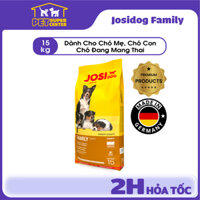Hạt Thức Ăn Cho Chó Cao Cấp Từ Đức JOSIDOG Family Dành Cho Chó Con, Chó Mẹ, Cún Mang Thai - Bao 15Kg