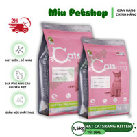 Hạt thức ăn cho mèo Catsrang kitten 1.5kg,Thức ăn cho mèo con, Hạt cho mèo con nhiều dinh dưỡng TÚI 1.5KG