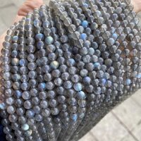 Hạt tròn AAA cấp đá quý Labradorite 4-12mm15,5 Inch Full Strand