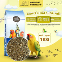 Hạt trộn dinh dưỡng dành cho vẹt size nhỏ - Deli Nature Large Parakeet With Sunflower Seed - Gói 1Kg