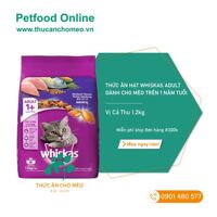 Hạt Whiskas Adult vị Cá Thu cho mèo trưởng thành – 1.2kg
