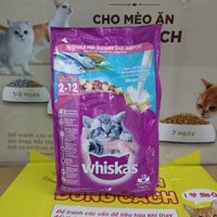 Hạt Whiskas cho Mèo từ 2-12 tháng tuổi,bao 1.1kg