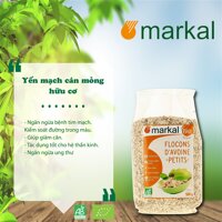 Hạt yến mạch cán vỡ hữu cơ Markal Pháp 500g