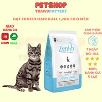 Hạt Zenith Hair Ball 1,2kg cho mèo - Hạt mềm cho mèo tiêu búi lông hiệu quả - Thaivucattery