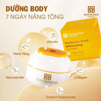 HATAGOLD | Kem Dưỡng Body Bật Tông Sau 7 Ngày | Perfume Gold Whitening Body Cream - KL:250g