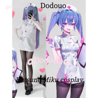 Hatsune Miku cos Rabbit Hole Bunny y tá Cosplay Miku Quần áo