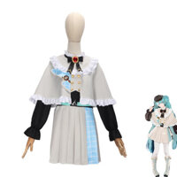 Hatsune Miku Cosplay Trang Phục Thám Tử Áo Khoác Trang Phục Hóa Trang Nữ Bộ Dễ Thương Gothic NS