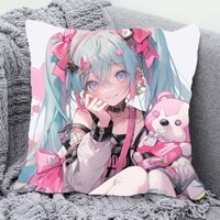 Hatsune Miku Gối Miku Hai Chiều Anime Gối Hoạt Hình Trò Chơi Ngoại Vi Gối Trường Quà Tặng Sinh Nhật 2.16