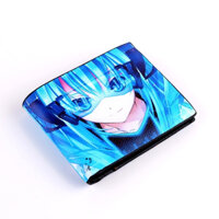 Hatsune Miku Short Wallet Miku Cartoon Printing Anime Coin Purse