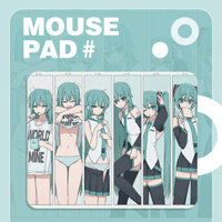 Hatsune Miku Thay Quần Áo Hình Miếng Lót Chuột Máy Tính Accessorie FJTPD4372 250227