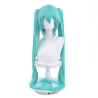 Hatsune Miku Tóc Giả Hoa Mai Ngàn Anh Đào Tuyết Âm Thanh Ban Đầu 100CM Đa Năng Nêm Kẹp Đôi Đuôi Ngựa Cosplay Tóc Giả