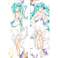 Hatsune Miku – Vocaloid Ném Gối Chất Lượng Cao Có Thể Đảo Ngược In Hình Ôm Thân Gối Nhà Chăn Ga Gối Quà Tặng