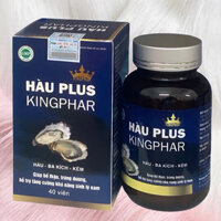Hàu plus Kingphar - Hộp 40 viên - Tăng cường chức năng sinh lý, giúp bổ thận, tráng dương,làm chậm quá trình mãn dục.
