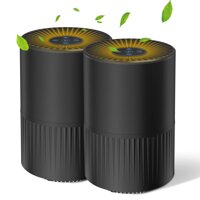 HAUEA Air Purifier, A9 Desktop Air Cleaner with 4 Layers True HEPA Filter for Home Allergies Pets Hair Smoke in Bedroom Office, Odor Dust Eliminato...