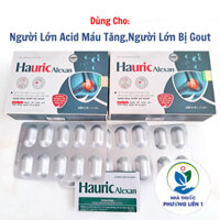 HAURIC Alexan Hổ trợ làm giảm acid uric máu ,hạn chế và làm giảm biểu hiện SƯNG ĐAU KHỚP DO GOUT Hộp 3 vỉ x 30 viên