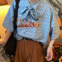 Hawaiii Kỳ Nghỉ Bãi Biển Giải Trí Thiếu Niên Phong Cách Bông Tai Kẹp Áo Sơ Mi bf