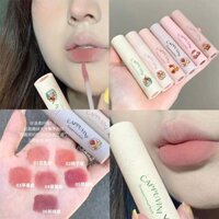 Hãy đến màu sắc của chợ rau củKem Sữa Lip Cream Matte Lip Glaze Xám Hồng Lip Glaze Bean Paste Color Lipstick Apple Peel