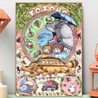 Hayao Miyazaki Cross Stitch Set Hoạt Hình Anime In Chữ Thập Chất Liệu Gói Thêu Đầy Đủ 2025 Phong Cách Mới