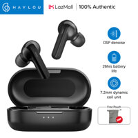 Haylou GT3 Bluetooth 5.0 Earphones Wireless Earbuds DSP Noise Reduction 28hrs Music Time Smart Touch Control Wireless Game Headphones with Battery Level Display