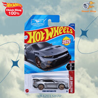 Hazel Shop - Xe mô hình Hot Wheels basic Case B  2025 - Ford Mustang GTD (Màu Xám)