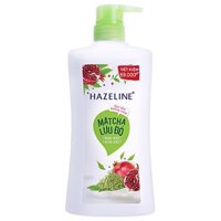 Hazeline sữa tắm matcha lựu đỏ 670g