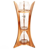 HB |Bình pha cafe lạnh Cold brew giá gỗ kiểu dáng hiện đại 600 ml