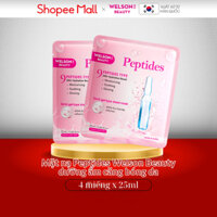 [H&B GIFTS] Mặt Nạ Hàn Quốc Dưỡng Ẩm Phục Hồi Da Welson Beauty Peptides 4 miếng