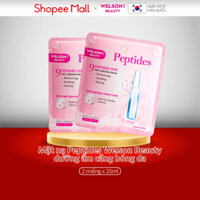 [H&B GIFTS] Mặt Nạ Hàn Quốc Dưỡng Ẩm Phục Hồi Da Welson Beauty Peptides 2 miếng