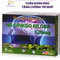 HB GINKGO BILOBA 120MG- VIÊN UỐNG BỔ NÃO,CẢI THIỆN TRÍ NHỚ