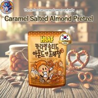 Hbaf Caramel Muối Hạnh Nhân & Bánh Quy 190g - HBAF Đồ Ăn Nhẹ Ngọt & Muối, Túi Dây Kéo Để Tươi, Đồ Ăn Nhẹ Bia Hoàn Hảo