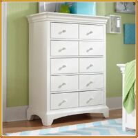 HBEE7314 - Bright White : Tủ Đứng 05 Ngăn Kéo - H 131cm