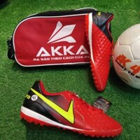 hc Big Sales. Giày đá banh Winbro Tiempo 8 TF - Đỏ Đen NEW hot . NEW . . A132 rẻ vô địch