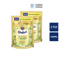 [HC Gift] Combo 2 Nước Xả Vải Comfort Thiên Nhiên Thanh Khiết Túi 120ml - Linh Lan Kiwi