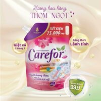 [HC Gift] Nước Giặt Carefor Chính Hãng Hương Hoa Hồng Túi 3,6L