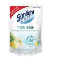 [HC GIFT] Túi nước lau sàn Sunlight Tinh dầu thảo mộc Ngăn côn trùng - Hương Chanh Yuzu & Sả 700 g
