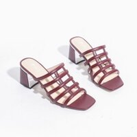 HC SANG CHẢNH Guốc Cao Gót 5cm Đế Vuông Dáng Rọ Pixie X444 . . RẺ ĐẸP . new mùa thu NEW NEW