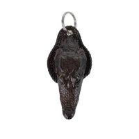 HC8218-19-20-21 - Móc khóa đầu cá sấu Huy Hoàng màu vàng bò, nâu đất, đen, nâu đỏ - Nâu đất