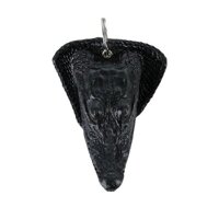 HC8285-86-87-88 - Móc khóa đầu cá sấu Huy Hoàng cỡ lớn màu đen, nâu đất, nâu đỏ, vàng bò - Đen