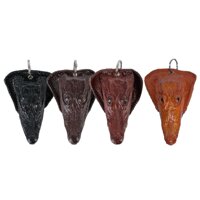 HC8285-86-87-88 - Móc khóa đầu cá sấu Huy Hoàng cỡ lớn màu đen, nâu đất, nâu đỏ, vàng bò - Vàng