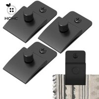 Hchc 4 Chiếc Treo Thảm Kẹp Ốc Vít Quần Áo Đen