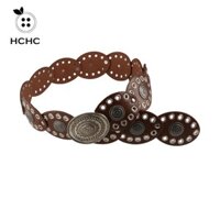 Hchc Bò Cô Gái Khóa Thắt Lưng Punk Retro Phụ Kiện Eo