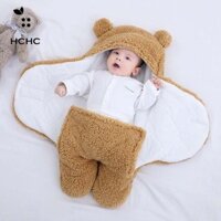 Hchc Bọc Chăn Dày Mềm Mại Cho Bé Chăn Ga Gối Cotton Trẻ Sơ Sinh Túi Ngủ Sơ Sinh