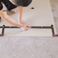 HCHC Hchc Dụng Cụ Thợ Mộc Đa Năng Thiết Thực Với Định Vị Góc Đầu Có Thể Điều Chỉnh Hợp Kim Nhôm Gấp Thước