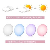 HCM 1 cặp Tròng kính cận ĐỔI MÀU 12 màu sắc MẮT KÍNH ĐỔI MÀU có sẵn độ cận viễn chống vỡ Hàn Quốc MC 4