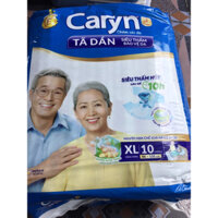Hcm - 1 Gói Tã Người Già Caryn Loại Dán Size XL 10 Miếng Vòng Hông 86 Đến 135 Cm - Tã Dán Caryn Người Già Size Đại XL10