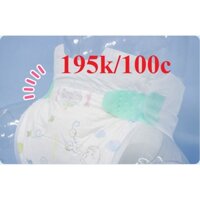 (HCM) 100 miếng Bỉm dán Hipgig A size 100S 100M 100L tả dán trẻ em giá rẻ nhất tphcm