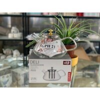 [HCM ẤM GPH21] Ấm pha trà Deli có lưới lọc inox 1000ml,,bình ủ trà thủy tinh có lưới lọc inox , bình pha trà thủy tinh